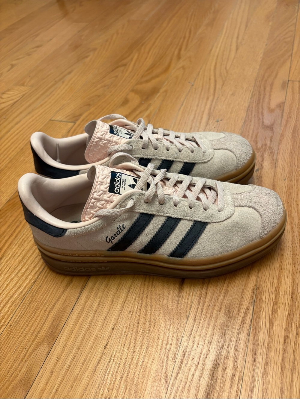 adidas Gazelle Bold in Wonder Quartz and Black